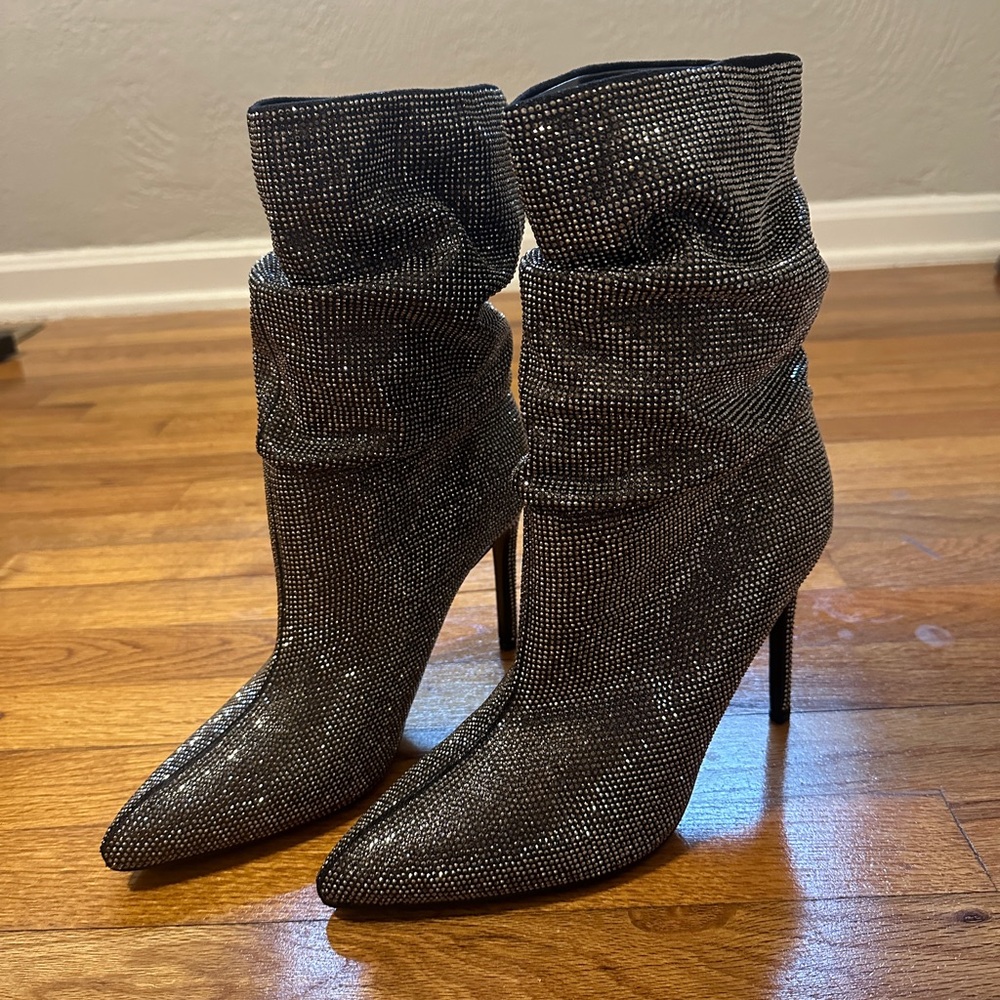 Nine West Jenn2 Pewter boots